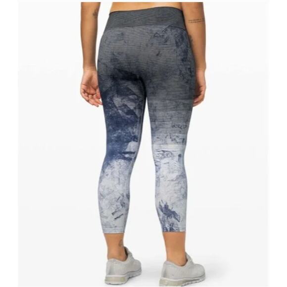 Lululemon Ebb To Train Tight Luna Wash Leggings Size 4 - Picture 2 of 7